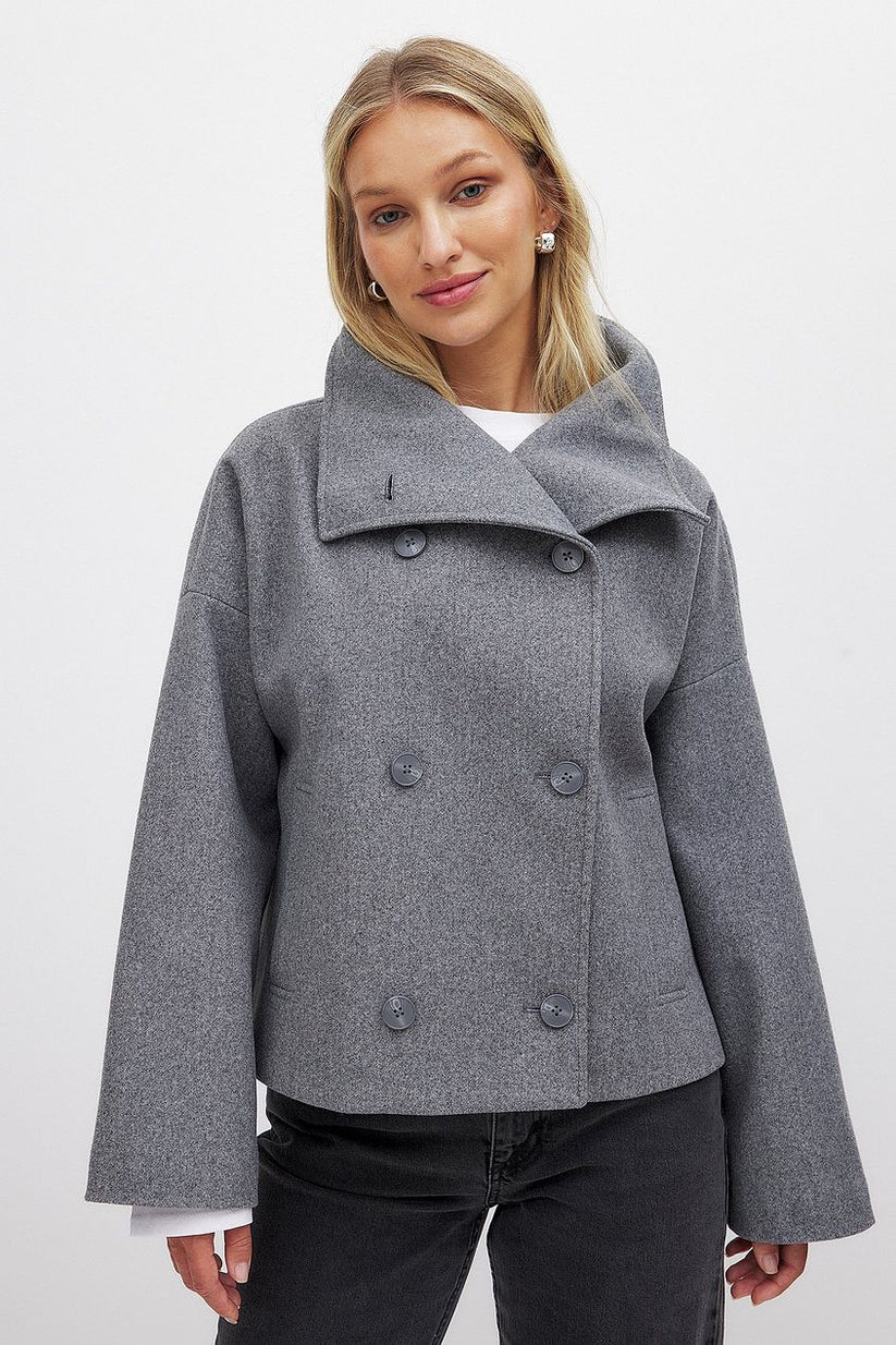 Lila | Double Breasted Short Coat