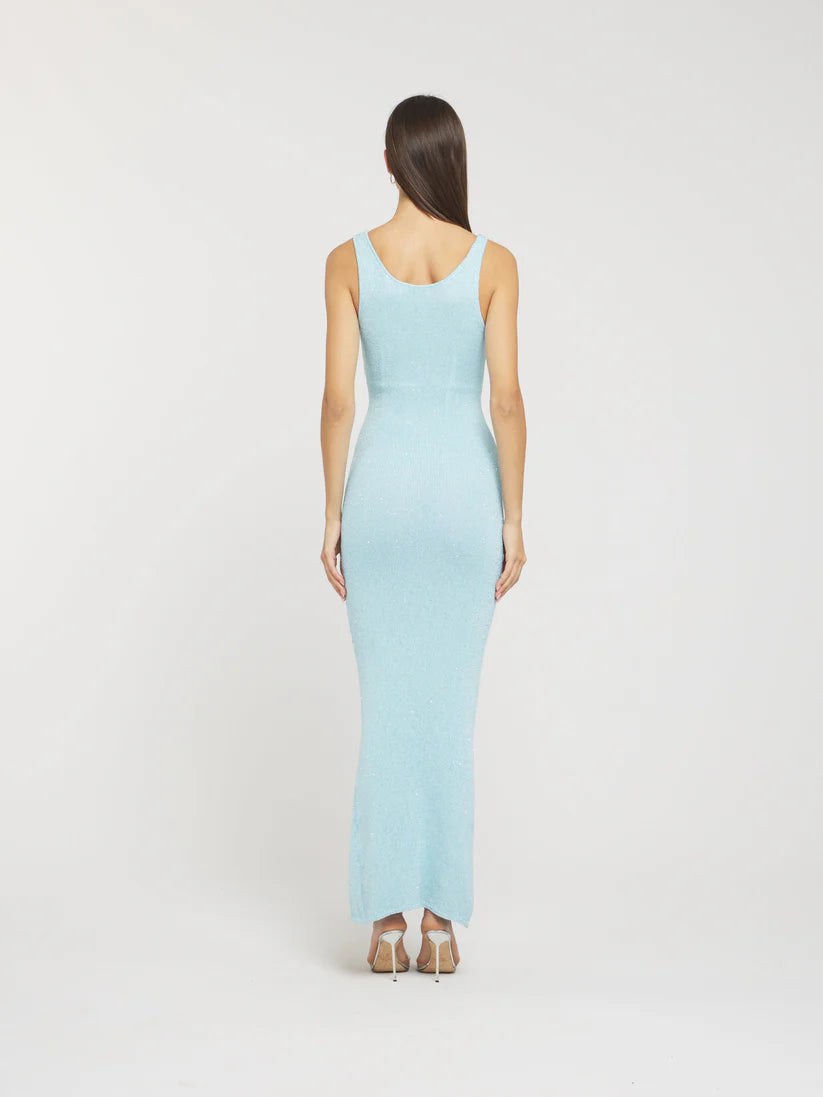 Ava Dress - Baia Blue Sequin