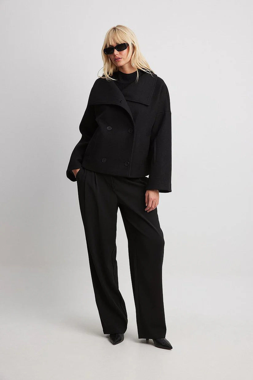 Lila | Double Breasted Short Coat