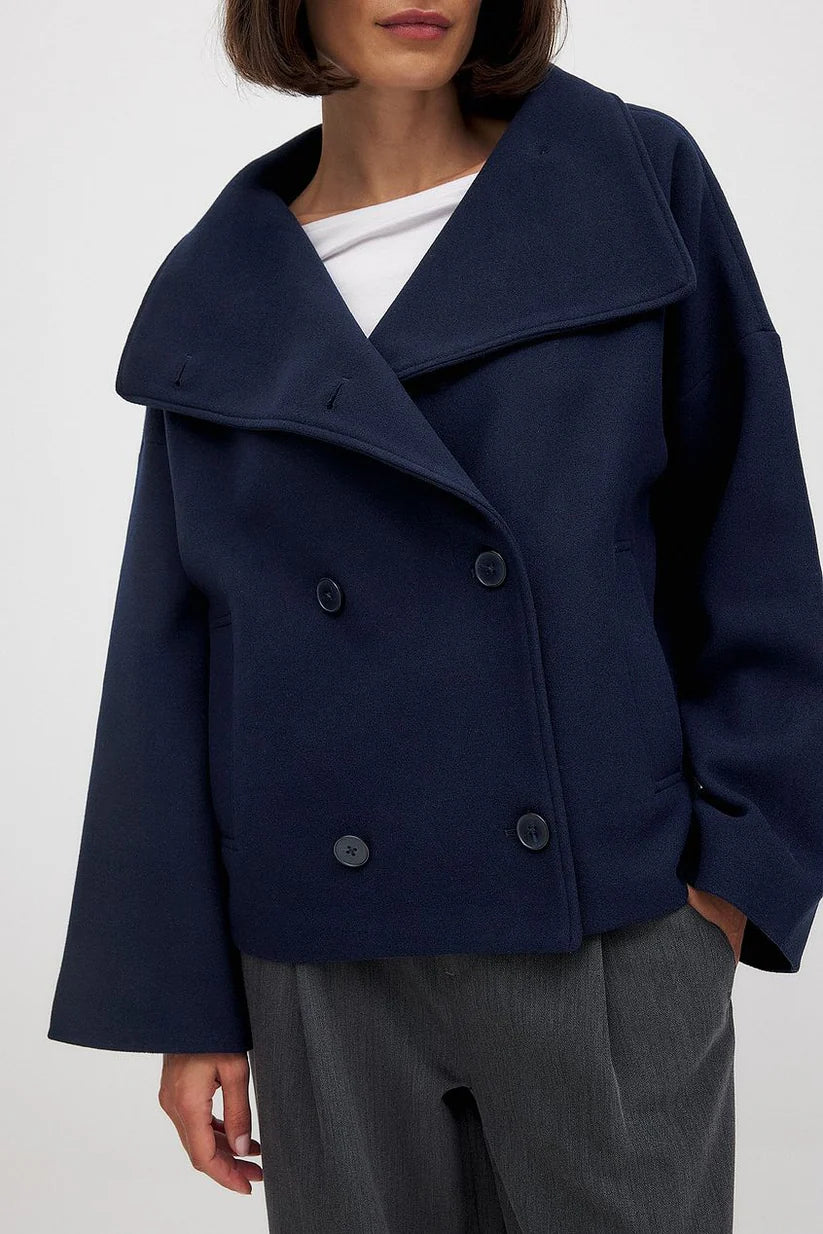 Lila | Double Breasted Short Coat
