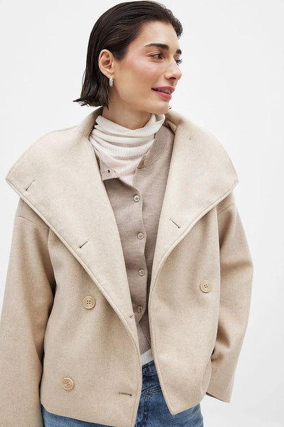 Lila | Double Breasted Short Coat