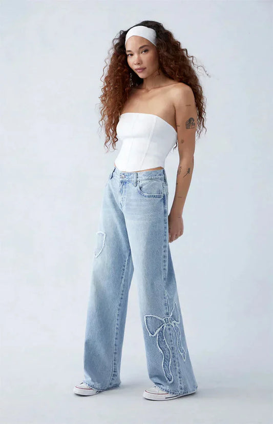 Elay - Bow Jeans
