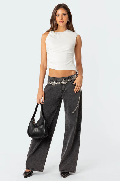 Montaly | Raelynn Low Jeans