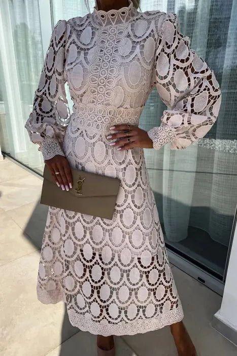 Romantic Elegance Midi Dress
